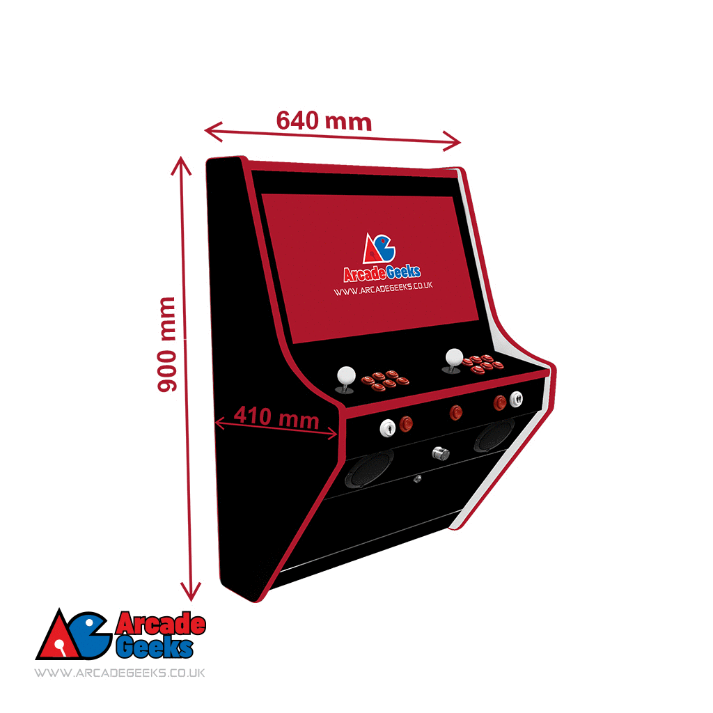 Wall Mounted 2 Player Arcade Machine Multicade Theme Arcade Geeks